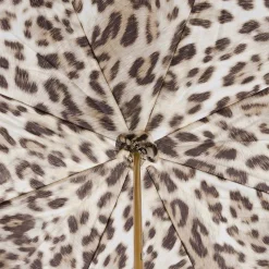 Black Umbrella with Jaguar Handle