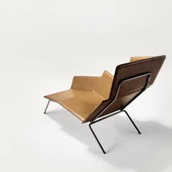Blade Brown Chaise Longue by Ludovica + Roberto Palomba