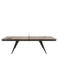 Blade Wood and Leather Tennis Table