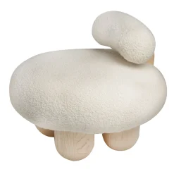 Bling Bling White Lounge Chair