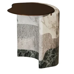 Blocca Marble Side Table by Sheree Stuart Design