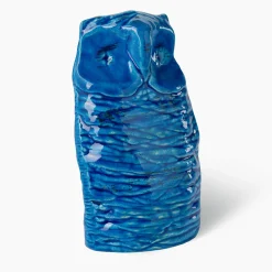 Blu Owl Figurine by Aldo Londi