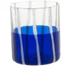 Blue & Transparent Mezzo & Mezzo Glass