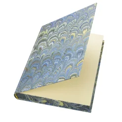 Blue and Green Peacock Notebook