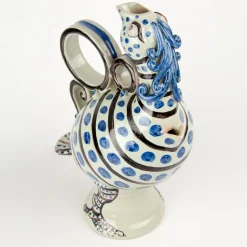 Blue Bird Ceramic Vase