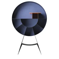 Blue Caos Bookcase Sculpture by Alessandro Guerriero