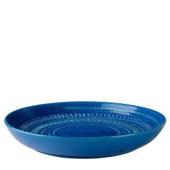 Blue Centerpiece plate by Aldo Londi
