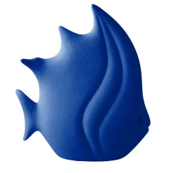 Blue Ceramic Tropical Fish Figurine