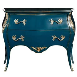 Blue Chest of drawers Louis XV