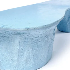 Blue Cliffs Light Blue Glebanite Bench