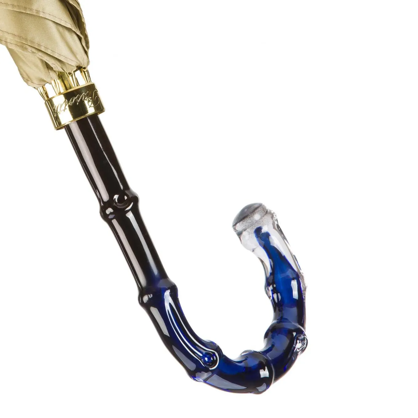 Blue Dahlia umbrella with Acetate Handle