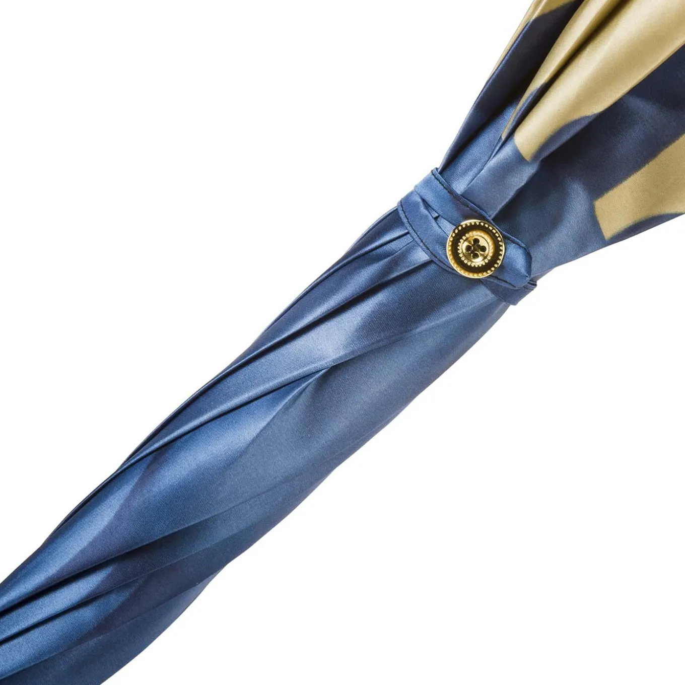 Blue Dahlia umbrella with Acetate Handle