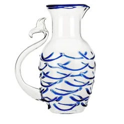 Blue Fish Tail Jug