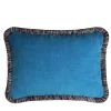 Blue Happy Pillow