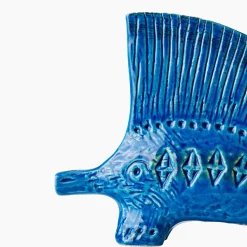 Blue Hedgehog Figurine by Aldo Londi