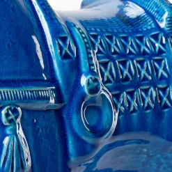 Blue Horse Figurine by Aldo Londi