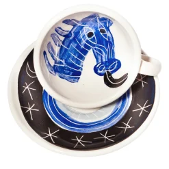 Blue Horse Under A Starry Sky N.6 Espresso Set