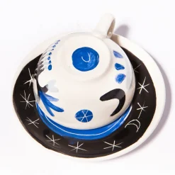 Blue Horse Under A Starry Sky N.2 Espresso Set