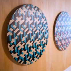 Blue Human Fabric Wall Décor