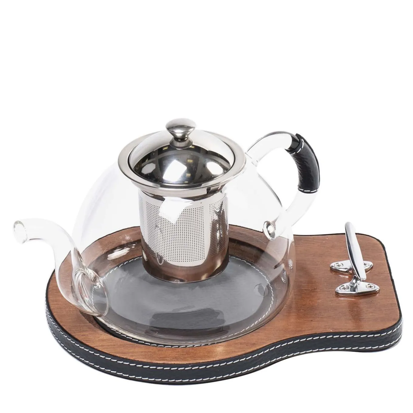 Blue Infusion Tea Pot with Tray