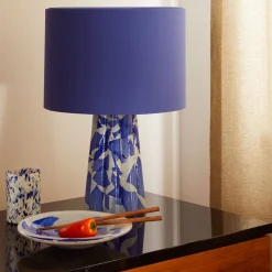 Blue Murano Glass Bucket Lamp