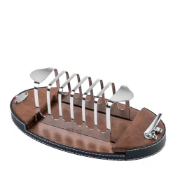 Blue Oval Napkin/Toast Tray