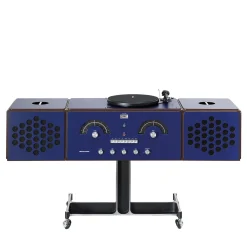 Blue Radiofonografo RR226 by Achille and Pier Giacomo Castiglioni