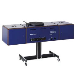 Blue Radiofonografo RR226 by Achille and Pier Giacomo Castiglioni