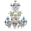 Blue Rezzonico Chandelier
