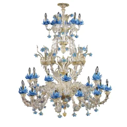 Blue Rezzonico Chandelier