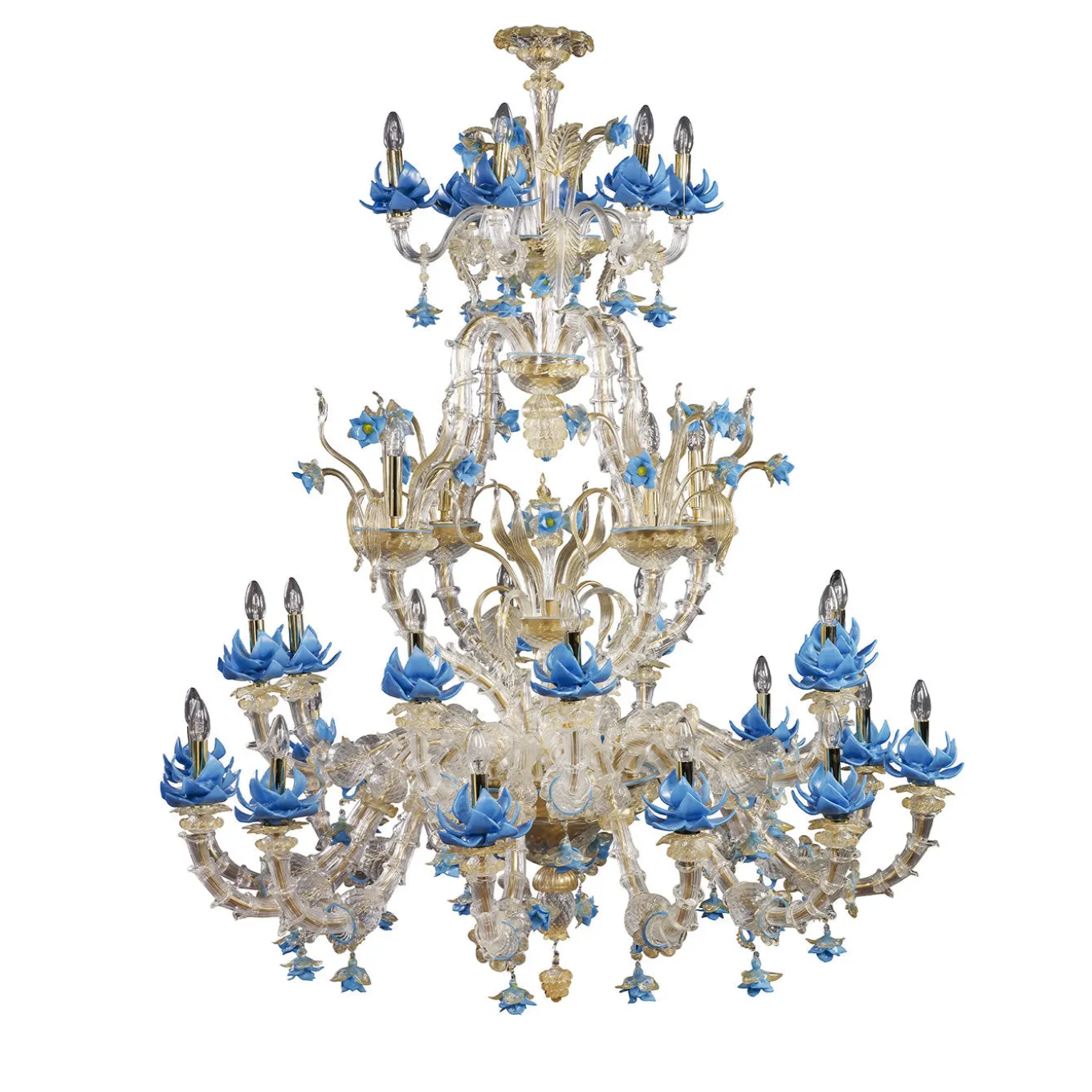Blue Rezzonico Chandelier