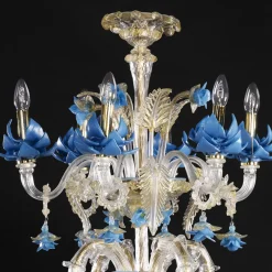Blue Rezzonico Chandelier