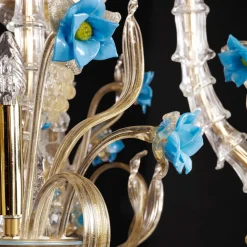 Blue Rezzonico Chandelier