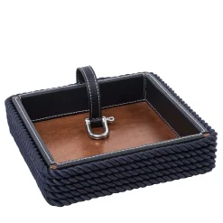 Blue Square Napkin Holder