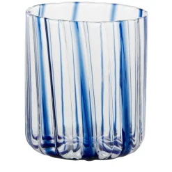 Blue Stripes Glass