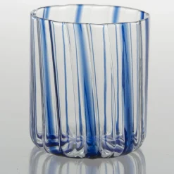 Blue Stripes Glass