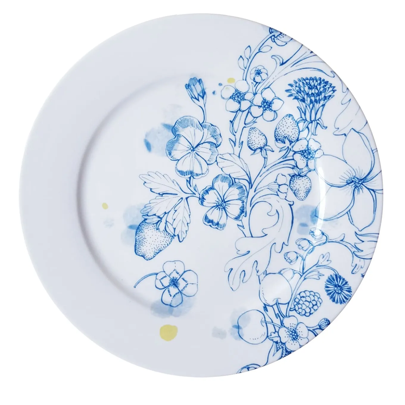 Blue Summer dinner plate #2