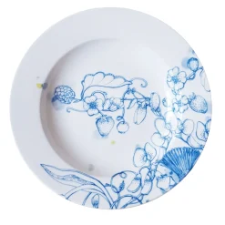 Blue Summer soup plate #2