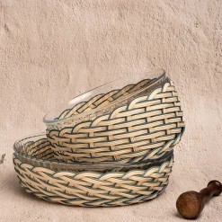 Blue Woad Cake Pan Basket