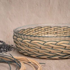 Blue Woad Cake Pan Basket