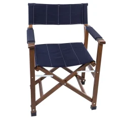 Blue Wooden Director's Chair - Capri's model