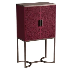Bluemoon Crimson Bar Cabinet