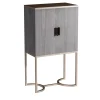 Bluemoon Gray Bar Cabinet