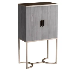 Bluemoon Gray Bar Cabinet