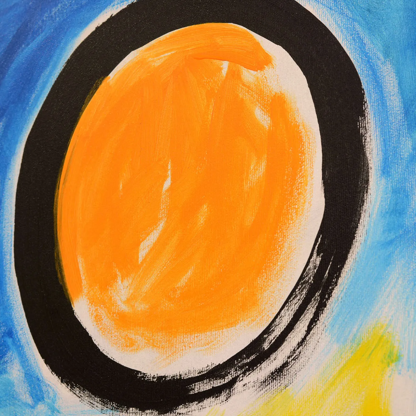 Bluesky Acrylic on Canvas Painting by Antonio Minopoli