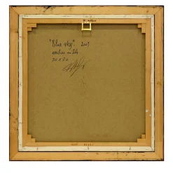 Bluesky Acrylic on Canvas Painting by Antonio Minopoli