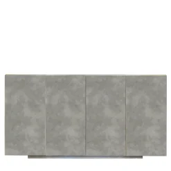 Boccadarno Otto 4-Door Gray Sideboard by Meccani Studio