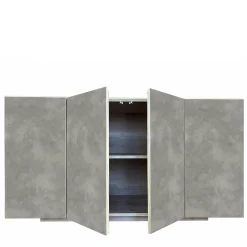 Boccadarno Otto 4-Door Gray Sideboard by Meccani Studio