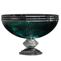 Boccadirosa Cup Green Crystal Centerpiece
