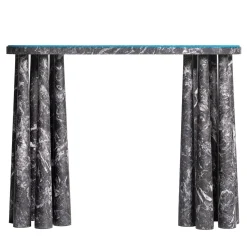 Bogdan Gray Marble Console